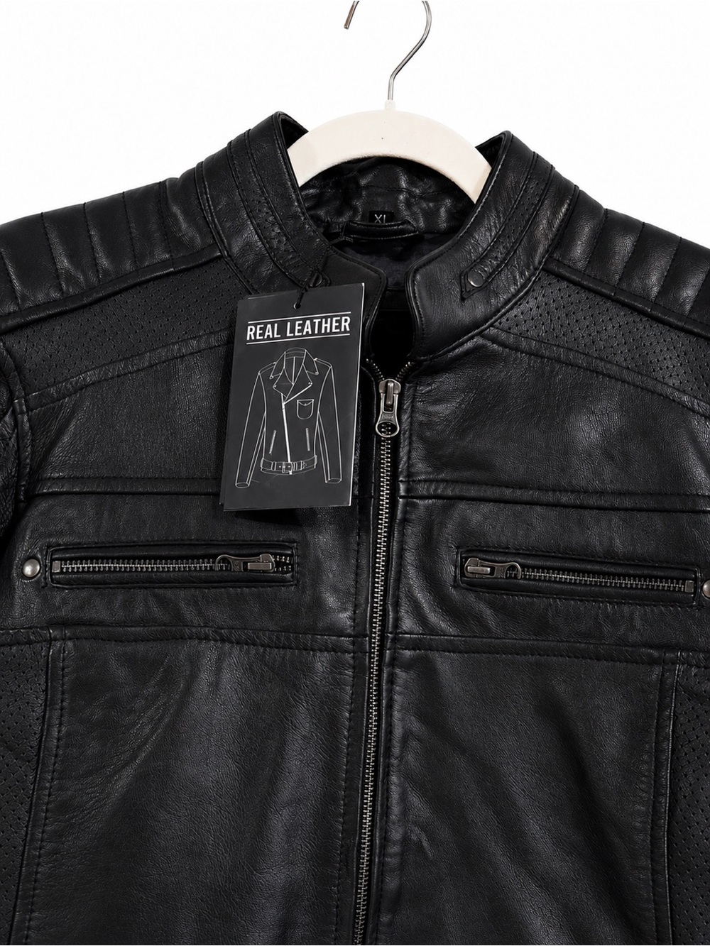 🖤Classic Black All Leather Moto Jacket🖤 - Picture 5 of 5